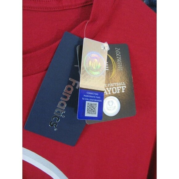 Alabama Crimson Tide Football NCAA Champions T-Shirt Fanatics Red Cotton Size L - Picture 6 of 6